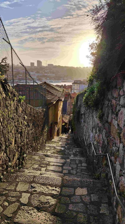 Straße in Porto